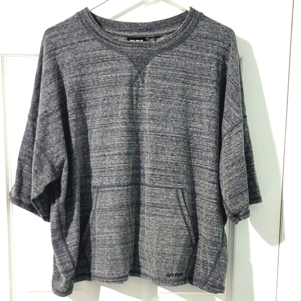 Ivy Park Women's Pull-Over Split Back  Knit Sweater Top Size M